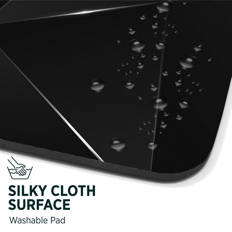 Oriday Productivity Mouse Pad, Gaming Mouse Pad Custom, Inspirational and Motivational Design for Women (Black Chic) - Image 4
